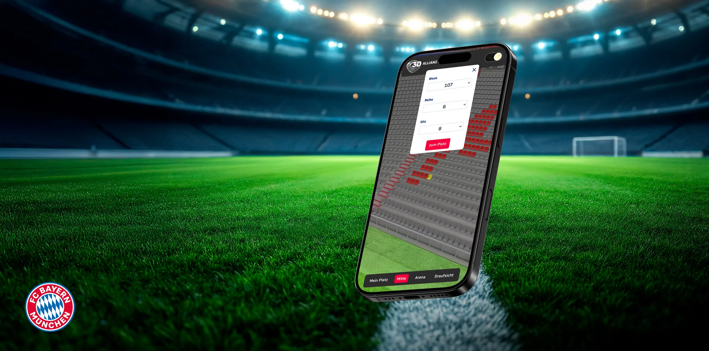 Seitwerk 3D Arena Referenzen FC Bayern Muenchen